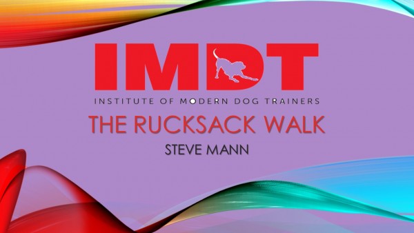 Webinar: The Rucksack Walk